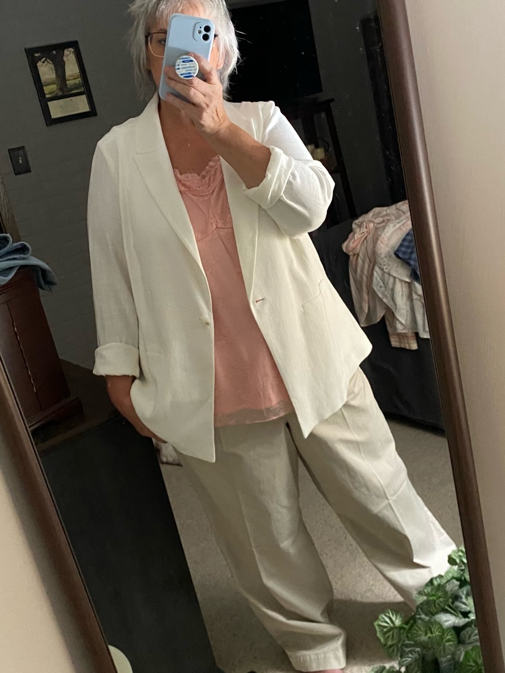 NWT CLASSY TORRID LINEN BLEND BLAZER JACKET - 1X (1)